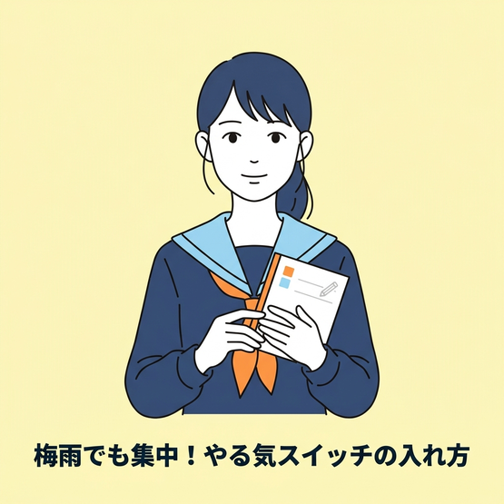 梅雨時期に集中力が下がるのはなぜ？子どもの「やる気スイッチ」の入れ方