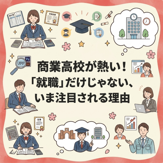 商業高校が熱い！「就職」だけじゃない、いま注目される理由