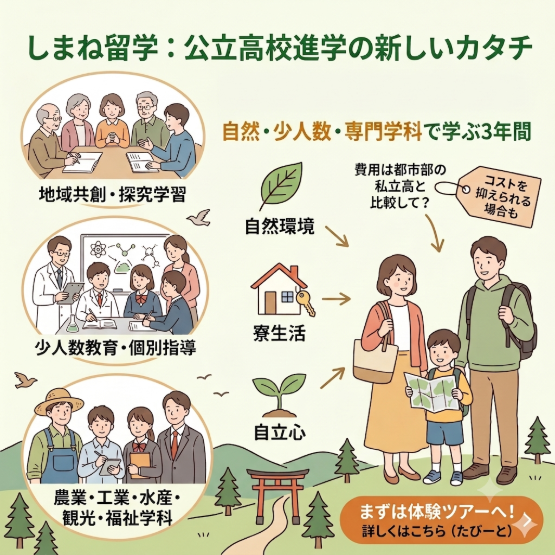 しまね留学：公立高校進学の新しいカタチ