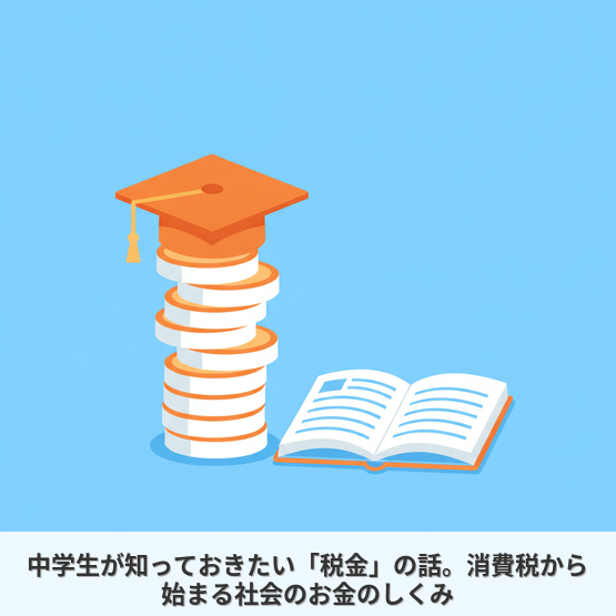 中学生が知っておきたい「税金」の話。消費税から始まる社会のお金のしくみ