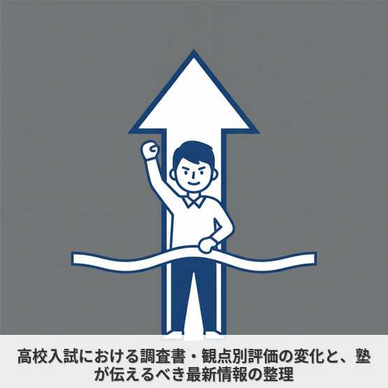 高校入試における調査書・観点別評価の変化と、塾が伝えるべき最新情報の整理